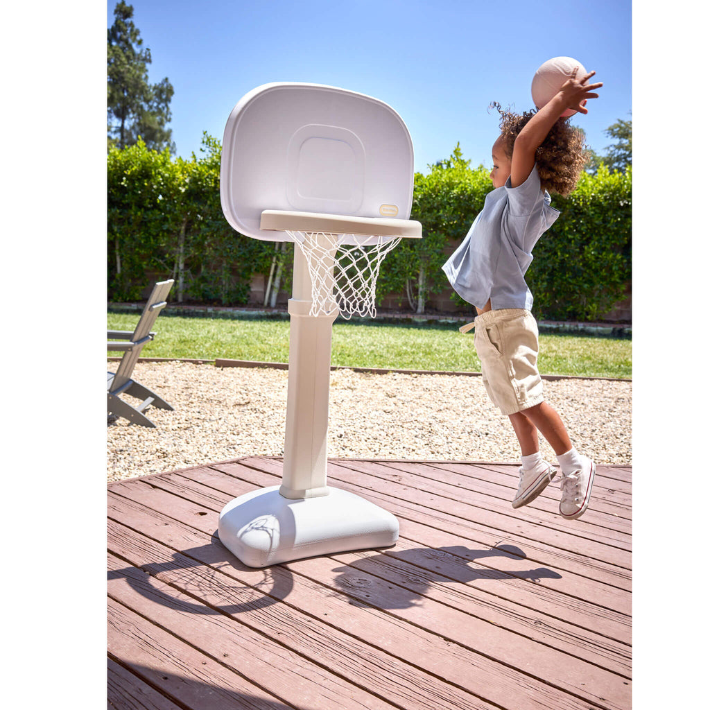 Cloud Collection™ TotSports™ Easy Score™ Basketball Set with 3 Basketballs