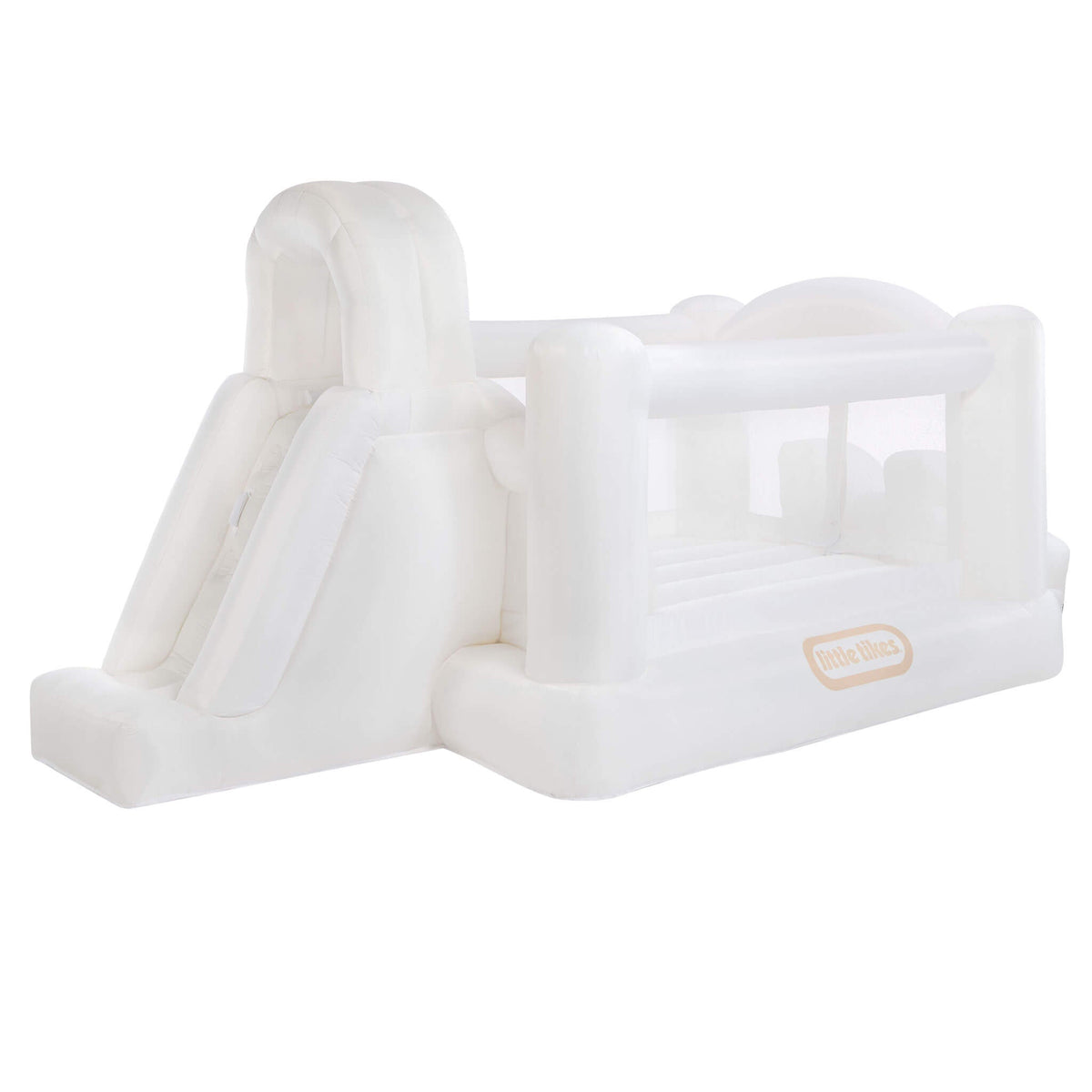 Cloud Collection™ Jump 'n Double Slide Bouncer – White